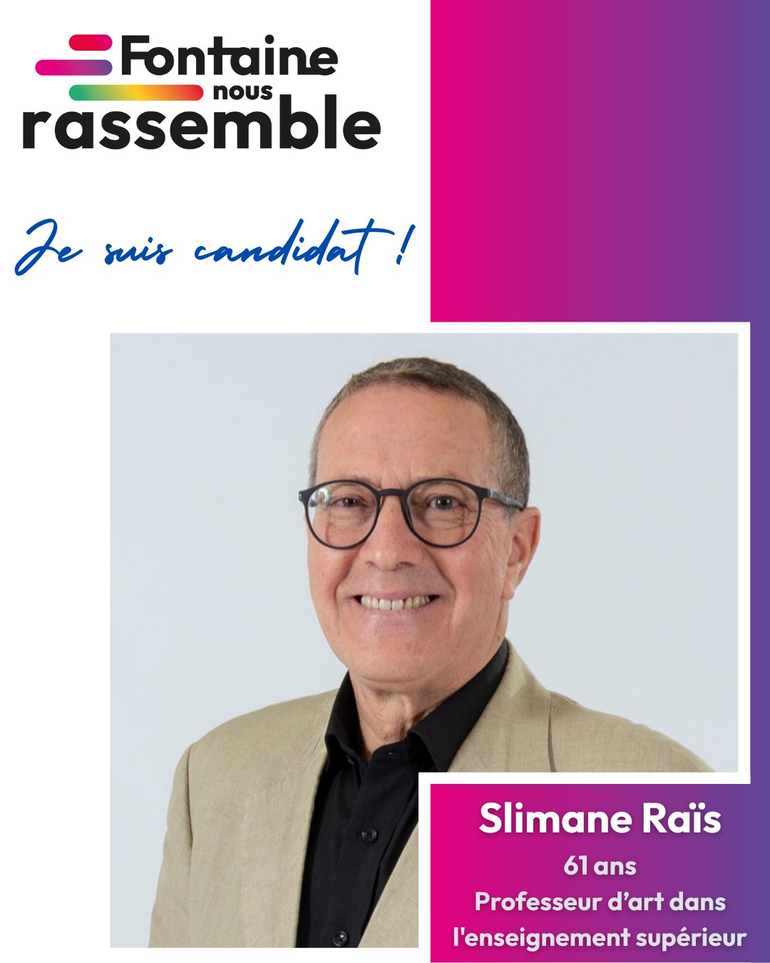 Portrait de candidat : Slimane RAÏS