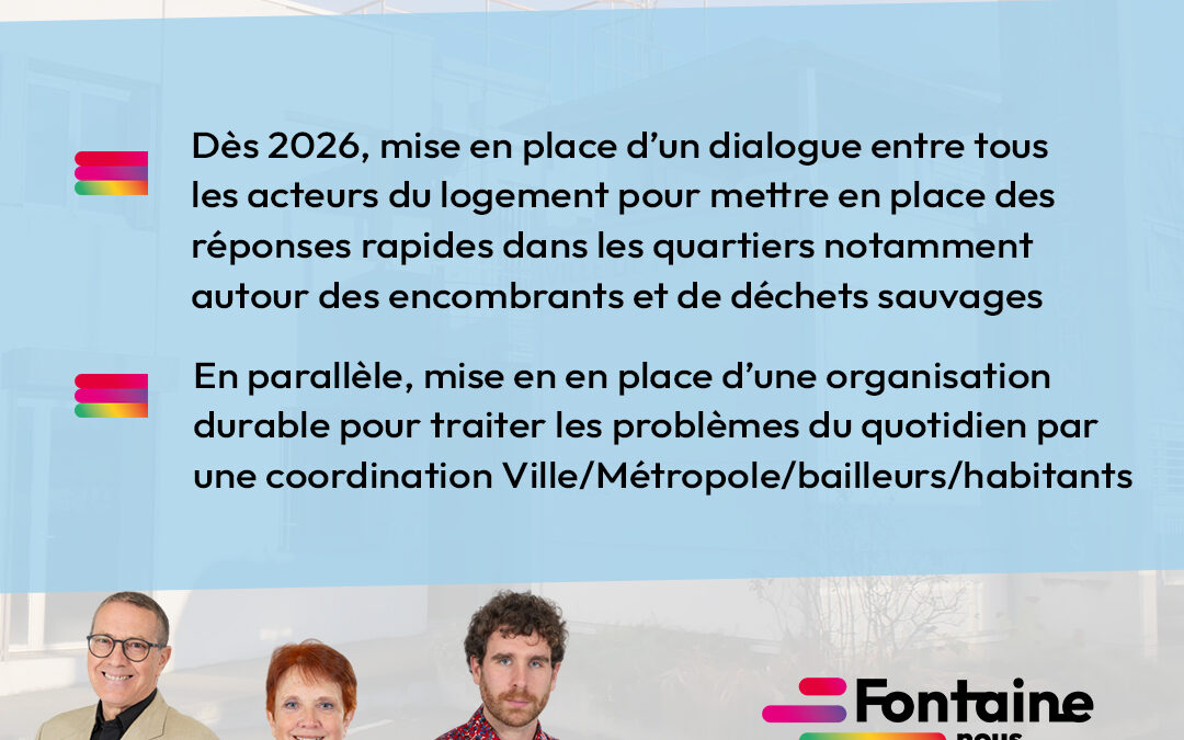 Les 6 premiers mois #5 : Cadre de vie