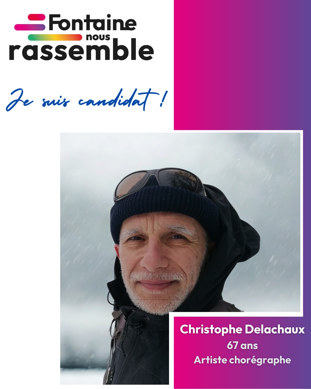 Christophe Delachaux candidat sur la liste Fontaine nous rassemble Christophe Delachaux candidat sur la liste Fontaine nous rassemble
