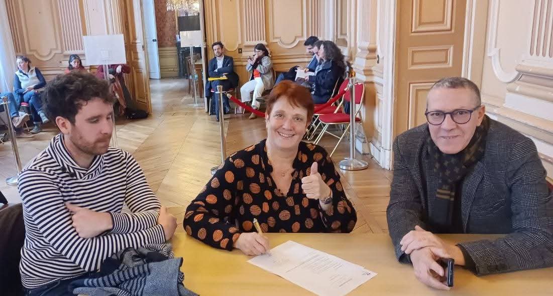 Dépôt de la liste Fontaine nous rassemble