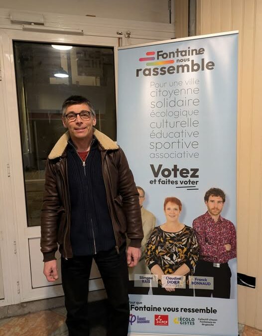 Bertrand Salingue soutient la liste « Fontaine nous rassemble »