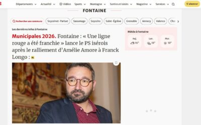 Amélie AMORE désavouée par le Parti Socialiste